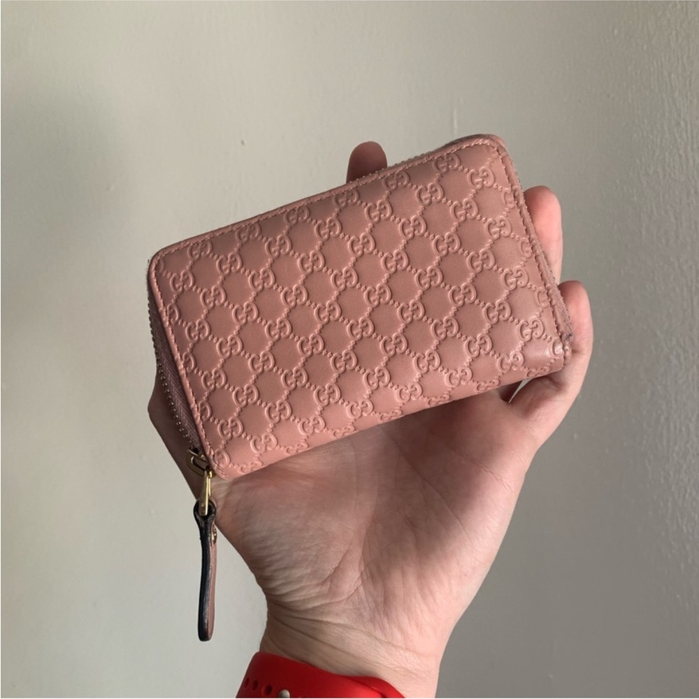 Gucci Blush Pink Embossed Wallet - Picture 3 of 5